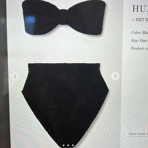 Hunza G Rosie Seersucker Bandeau Bikini